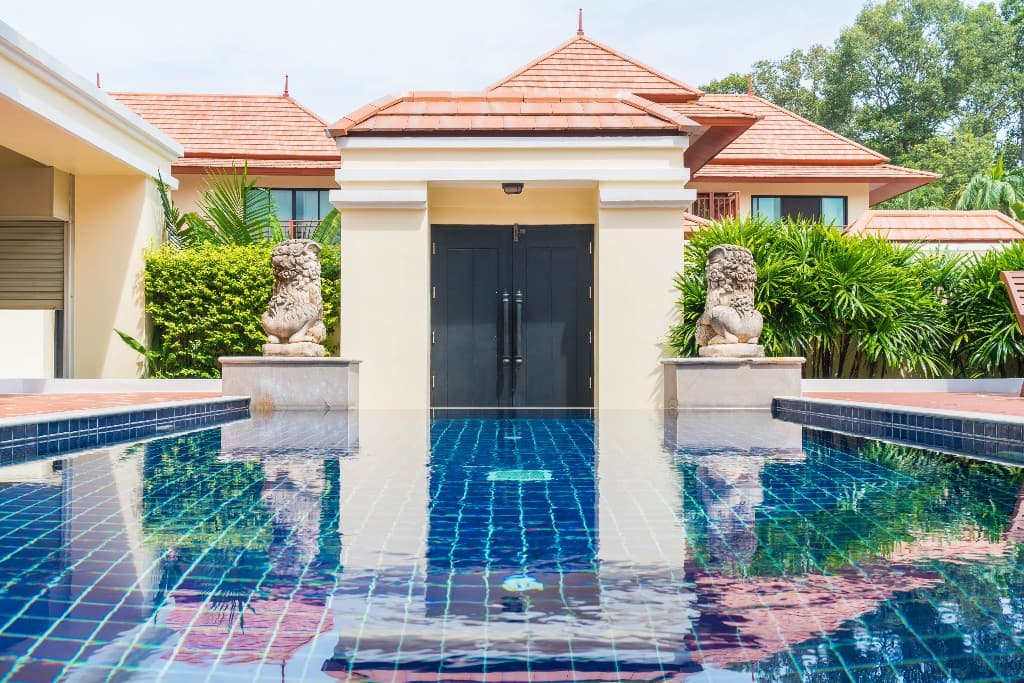 Thai-style pool villa